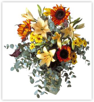 Autumn flower arrangement